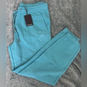 Psycho Bunny Teal Joggers men’s
